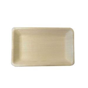 Areca leaf plate (Rectangle) <br /> 2 Pc